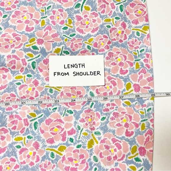 JODIFL Flutter Sleeve Top 3X pink floral ruffle blouse boxy high neck plus size - Picture 10 of 12